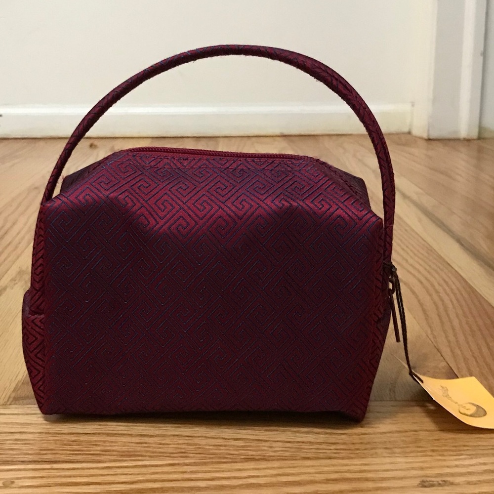 River Basket red print mini bag